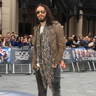 Russell Brand in The UK Premiere of Rock of Ages