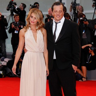 Angelica Russo, Gabriele Muccino in The 69th Venice Film Festival - To the Wonder - Premiere - Red Carpet