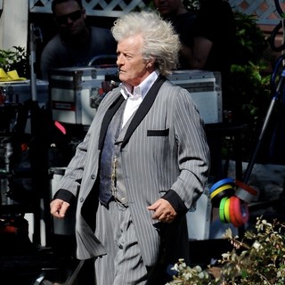 Rutger Hauer in Actors on The Set of True Blood