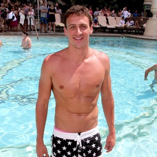 Ryan Lochte in Ryan Lochte Celebrates His Olympic Success by Hosting A Day at Azure Pool