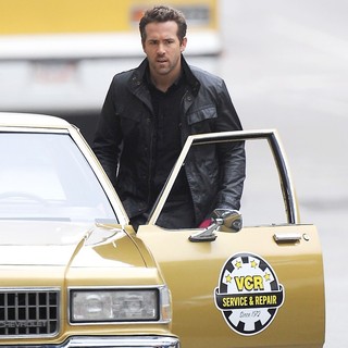 Ryan Reynolds in Filming Scenes for The Movie R.I.P.D.