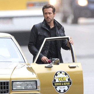 Ryan Reynolds in Filming Scenes for The Movie R.I.P.D.