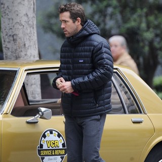 Ryan Reynolds in Filming Scenes for The Movie R.I.P.D.