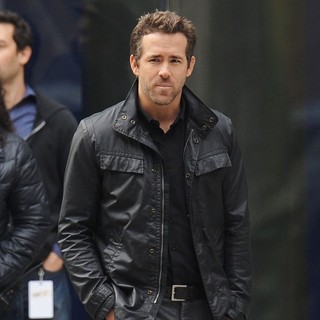 Ryan Reynolds in Filming Scenes for The Movie R.I.P.D.