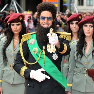 Sacha Baron Cohen in World Premiere of The Dictator - Arrivals