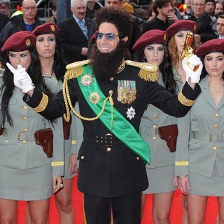 Sacha Baron Cohen in World Premiere of The Dictator - Arrivals
