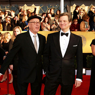 Geoffrey Rush, Colin Firth in The 17th Annual Screen Actors Guild Awards (SAG Awards 2011) - Arrivals