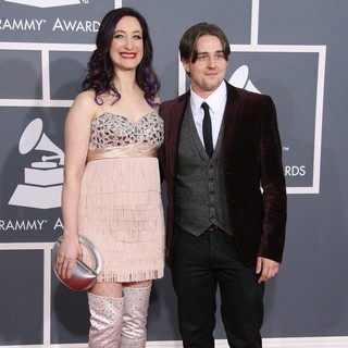 Rachel Sage, Seth Glier in 54th Annual GRAMMY Awards - Arrivals