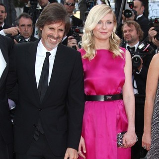 Walter Salles, Kirsten Dunst in On the Road Premiere - During The 65th Cannes Film Festival