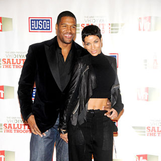 Michael Strahan, Nicole Mitchell Murphy in VH1 Divas Salute The Troops Presented by The USO - Press Room
