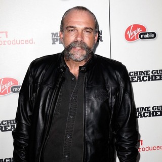 Sam Childers in Machine Gun Preacher Los Angeles Premiere