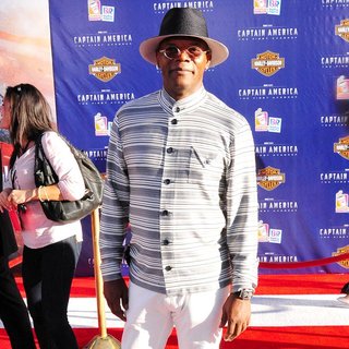 Samuel L. Jackson in Los Angeles Premiere of Captain America The First Avenger - Arrivals