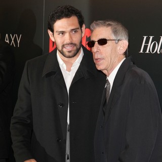Mark Sanchez, Richard Belzer in The Premiere of Django Unchained