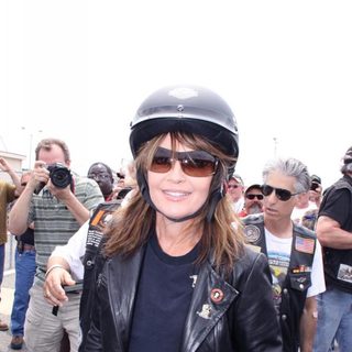 Sarah Palin in Sarah Palin and Family Participate The Annual Rolling Thunder Rally for POW