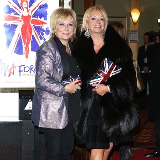 Jennifer Saunders, Judy Craymer in VIVA Forever Spice Girls The Musical - Arrivals
