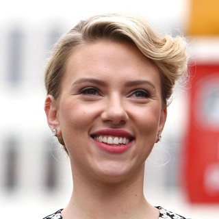 Scarlett Johansson in Scarlett Johansson Is Honored with A Star on The Hollywood Walk of Fame