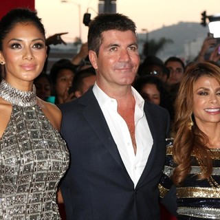 Nicole Scherzinger, Simon Cowell, Paula Abdul in The X-Factor Premiere Screening - Arrivals