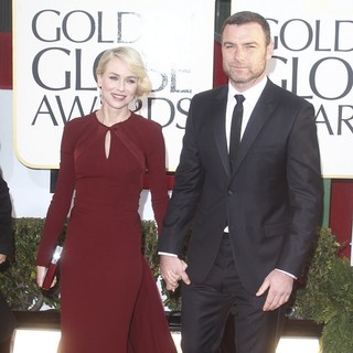 Naomi Watts, Liev Schreiber in 70th Annual Golden Globe Awards - Arrivals
