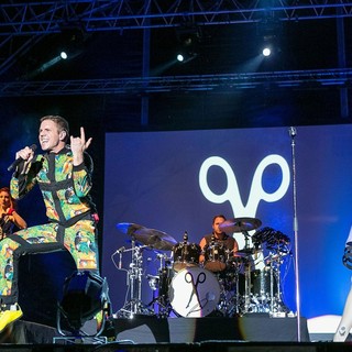 Jake Shears, Randy Real, Ana Matronic, Scissor Sisters in Scissor Sisters Performing Live at The Cascais Music Festival