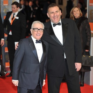 Martin Scorsese, Graham King in Orange British Academy Film Awards 2012 - Arrivals