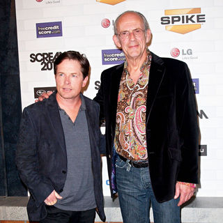 Michael J. Fox, Christopher Lloyd in Spike TV's 'Scream 2010 Awards' - Arrivals