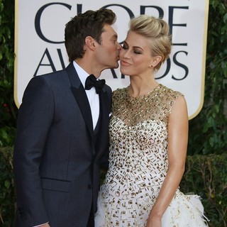 Ryan Seacrest, Julianne Hough in 70th Annual Golden Globe Awards - Arrivals