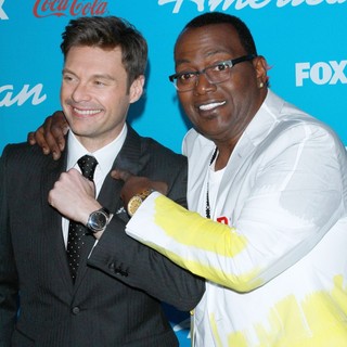 Ryan Seacrest, Randy Jackson in FOX's American Idol Finalists Party