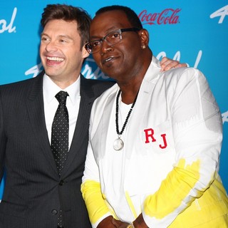 Ryan Seacrest in FOX's American Idol Finalists Party - seacrest-jackson-american-idol-finalists-party-03