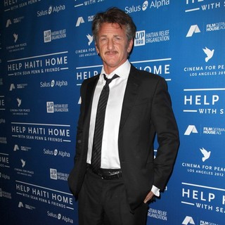 Sean Penn in Cinema for Peace Event Benefitting J-P Haitian Relief