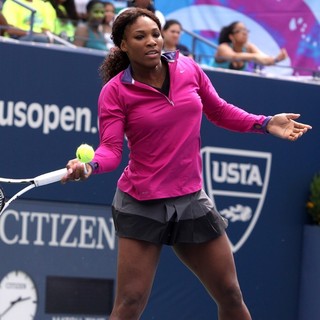 Serena Williams in Arthur Ashe Kids Day 2012