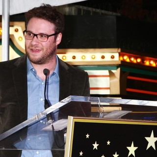 Seth Rogen in James Franco Is Honoured with A Hollywood Star on The Hollywood Walk of Fame