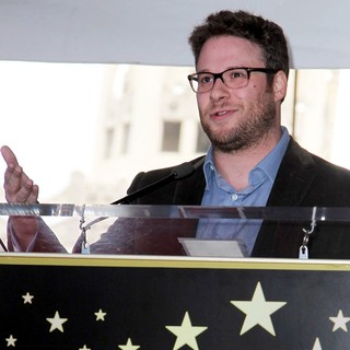 Seth Rogen in James Franco Is Honoured with A Hollywood Star on The Hollywood Walk of Fame
