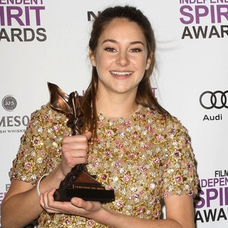 Shailene Woodley in 27th Annual Independent Spirit Awards - Press Room