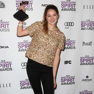 Shailene Woodley in 27th Annual Independent Spirit Awards - Press Room