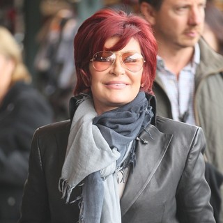 Sharon Osbourne in To Film A Segment for The Show Extra