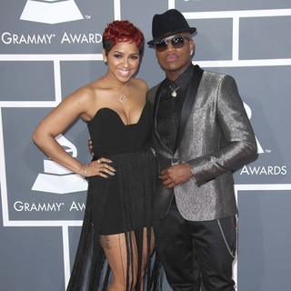 Monyetta Shaw, Ne-Yo in 55th Annual GRAMMY Awards - Arrivals