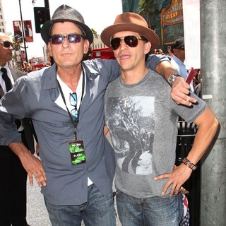 Charlie Sheen, Clifton Collins Jr. in Slash Honored with A Star on The Hollywood Walk of Fame