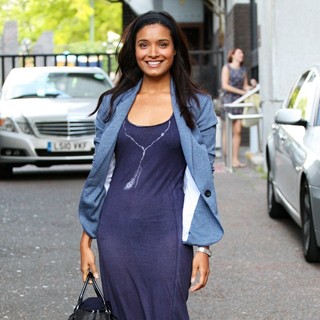 Shelley Conn in Shelley Conn Leaves The ITV Studios