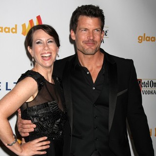 Miriam Shor, Mark Deklin in The 23rd Annual GLAAD Media Awards