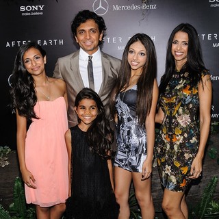 M. Night Shyamalan, Bhavna Vaswani in New York Premiere of After Earth