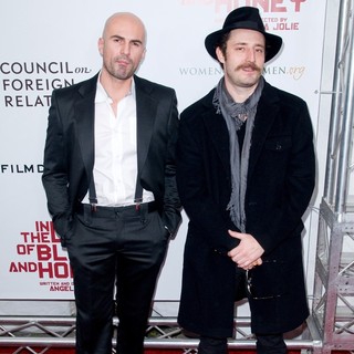 Ermin Sijamija, Nikola Djuricko in Premiere of In the Land of Blood and Honey - Arrivals