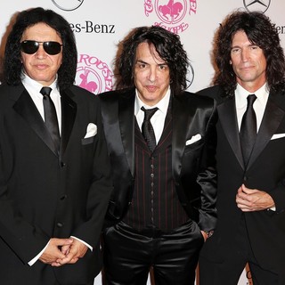 Gene Simmons, Paul Stanley, Tommy Thayer, KISS in 26th Anniversary Carousel of Hope Ball - Presented by Mercedes-Benz - Arrivals