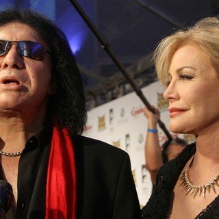 Gene Simmons, Shannon Tweed in 2012 Revolver Golden Gods Awards Show