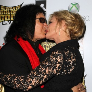 Gene Simmons, Shannon Tweed in 2012 Revolver Golden Gods Awards Show