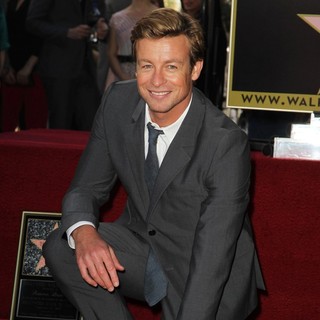 Simon Baker in Simon Baker Is Honoured with A Star on The Hollywood Walk of Fame
