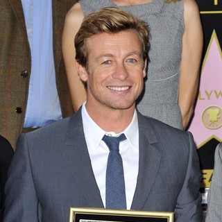 Simon Baker in Simon Baker Is Honoured with A Star on The Hollywood Walk of Fame