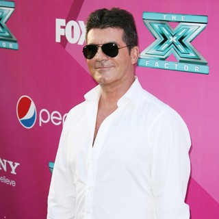 Simon Cowell in The X Factor Season Two Premiere Screening and Handprint Ceremony