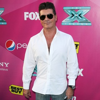 Simon Cowell in The X Factor Season Two Premiere Screening and Handprint Ceremony