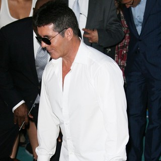 Simon Cowell in The X Factor Season Two Premiere Screening and Handprint Ceremony