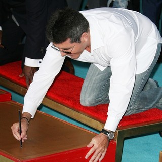 Simon Cowell in The X Factor Season Two Premiere Screening and Handprint Ceremony
